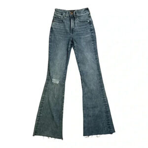 Express Slim Flare High Rise Denim Jeans size 00R. Bell Bottoms